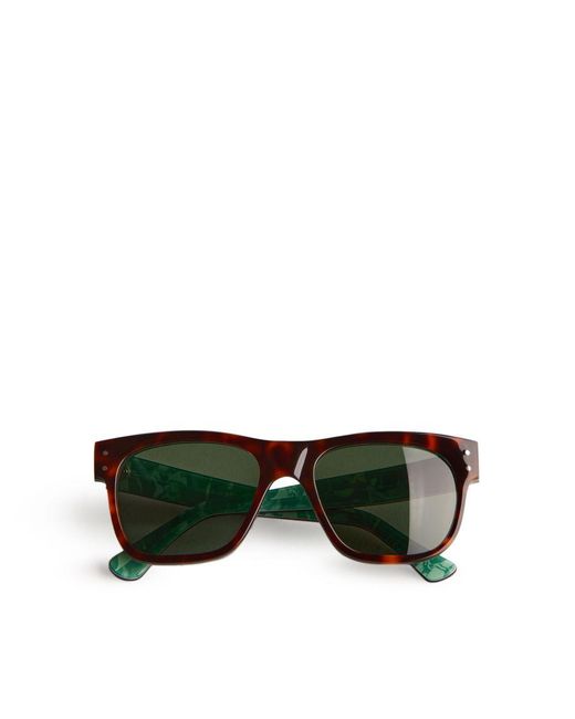 Ted Baker Green Lord Mib Printed Sunglasses, Tortoiseshell for men