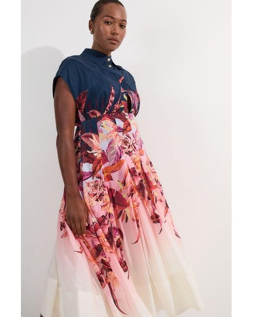 Plus Size Karen Millen Dress Floral KAREN MILLEN Karen Millen X