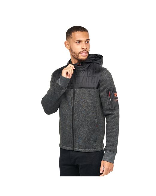 Crosshatch Tradmax Jacket (zwart) in het Gray voor heren
