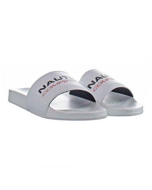 Nautica White Grappo Flip-Flops for men