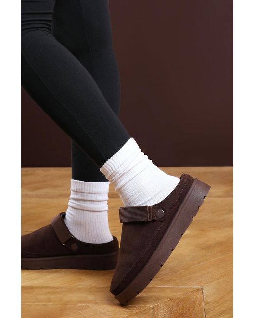 Where's That From Brown Wheres 'Aurelia' Slip On Adjustable Strap Mini Boots