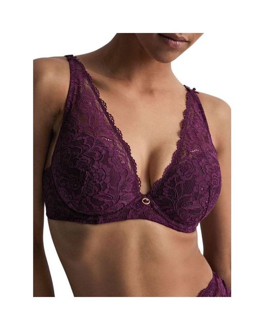 Aubade Purple Rosessence Plunge Bra