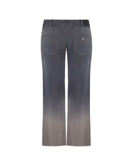Armani Gray Emporio J33 Regular Fit Wide Leg Jeans