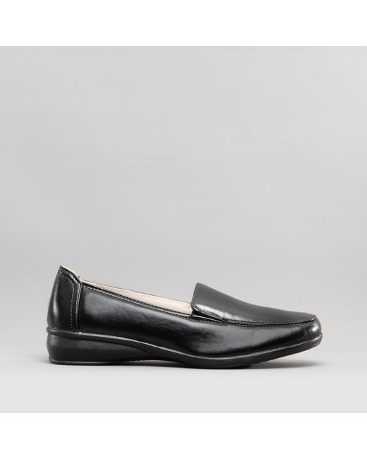 Dr Keller Black Sally Slip-On Loafers