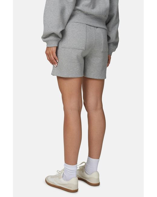 Good For Nothing Gray Baggy Shorts With Embroidered Logo