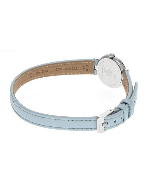 Tissot Blue Bellissima Xs Double Tour Strap Watch T1260101611300 Leather