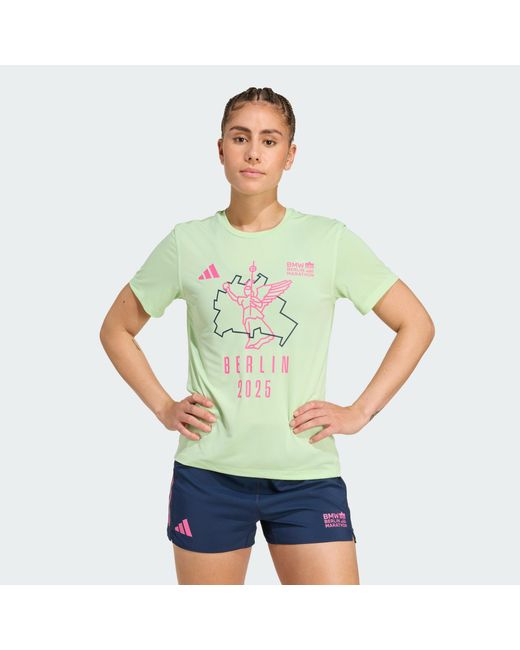 adidas-originals-bmw-berlin-marathon-2025-event-tee-in-green-lyst-uk
