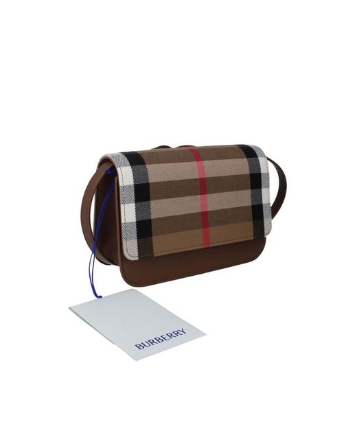 Burberry Brown Maddison Earth Shoulder Bag