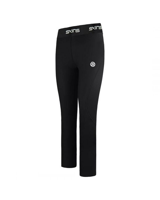Skins Black Series-1 Stretch Waist 7/8 Long Tights Leggings So40101199001