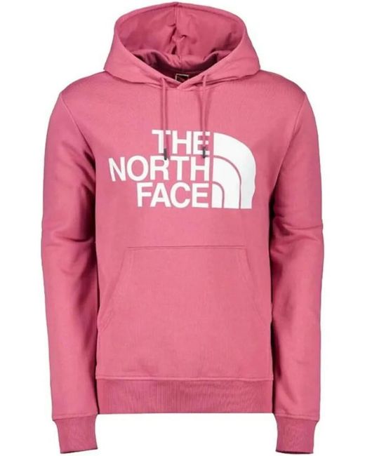 The North Face Pink Standard Hoodie for men