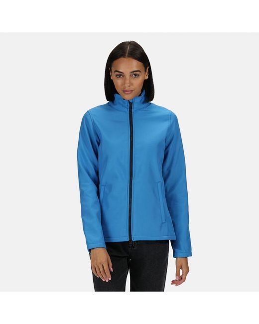 Regatta Blue Ladies Ablaze Printable Softshell Jacket