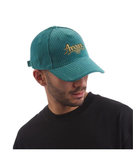 Avirex Blue Accessories Lindenwood Logo Lettering Dad Cap for men