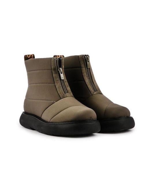 TOMS Brown Reprive Mallow Puffer Boots