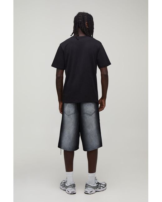 BoohooMAN Black Regular Take That Never Forget License Print T-Shirt for men