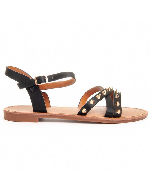 Montevita Brown Flat Sandal Flipp3