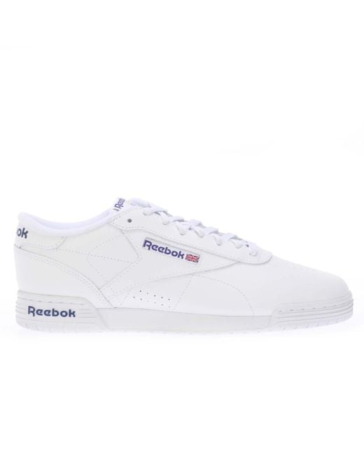 Reebok White Classics Ex-O-Fit Lo Clean Logo Intense Trainers for men