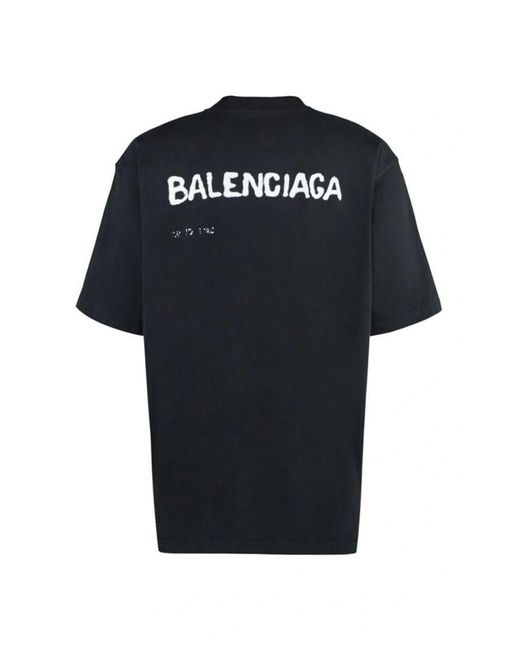 Balenciaga Gerafeld T-shirt in het Black voor heren