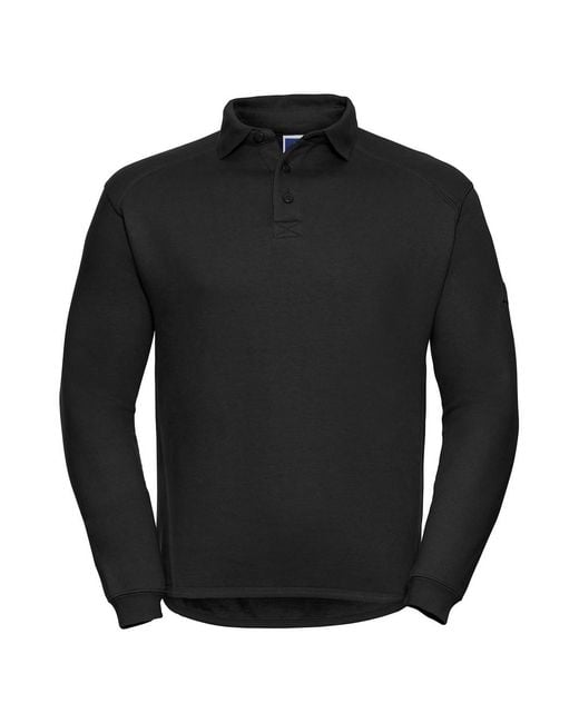 Russell Black Heavy Duty Sweatshirt () for men