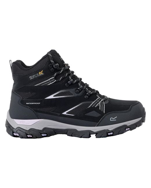 Regatta Black Ladies Holcombe Iii Walking Boots Sage)