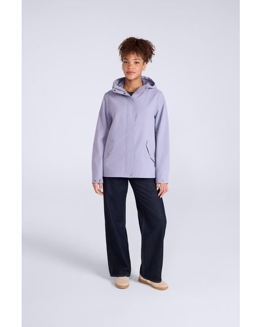Mountain Warehouse Purple 'Hyde' Waterproof Jacket Breathable Taped Seams Lightweight Rain Coat