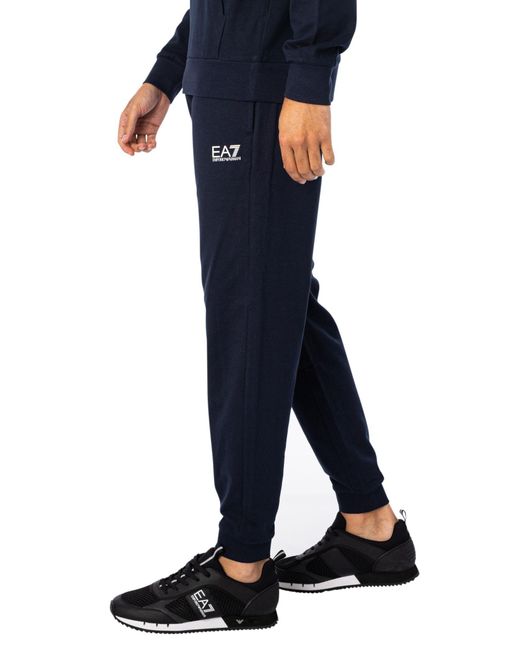 EA7 Logo Joggers in het Blue voor heren