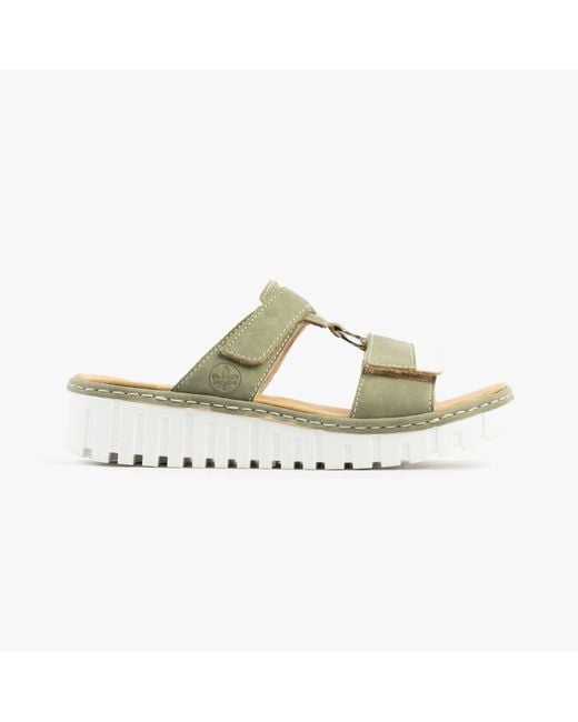 Rieker Metallic V1396-52 Sandals Combination