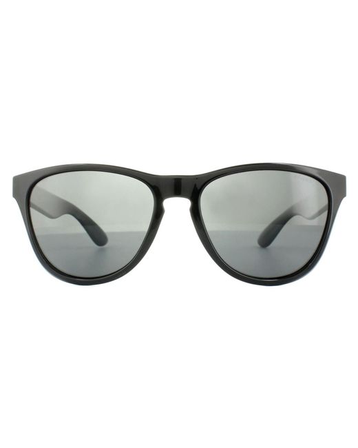 Polaroid Gray Rectangle Shiny Polarized Sunglasses for men