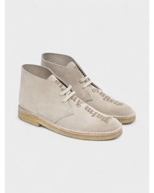 Palm Angels Natural X Clarks Originals Desert Boot Sand for men