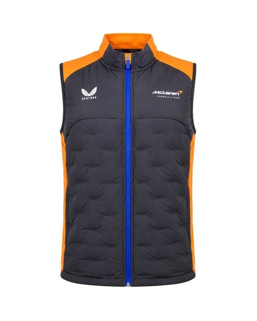 Castore Blue Mclaren Formula 1 Team Gilet for men