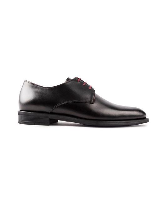 Paul Smith Black Mainline Bayard Shoes Leather for men