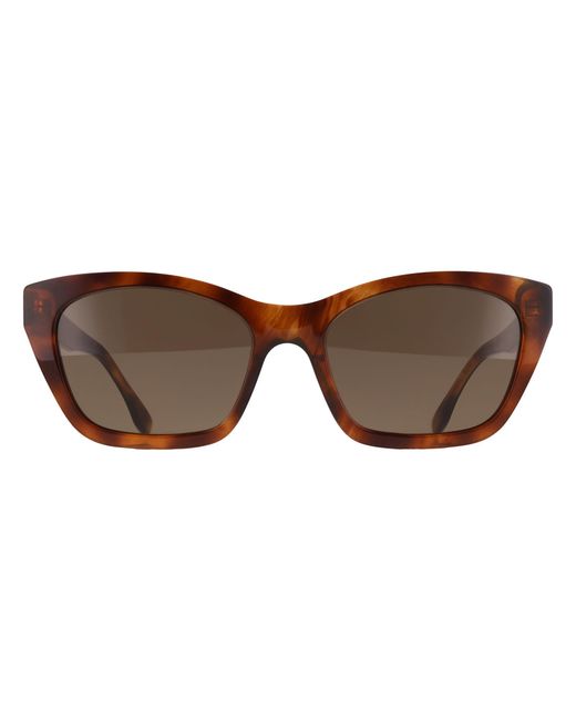 Fendi Brown Rectangle Blonde Havana Fe40205I Forever