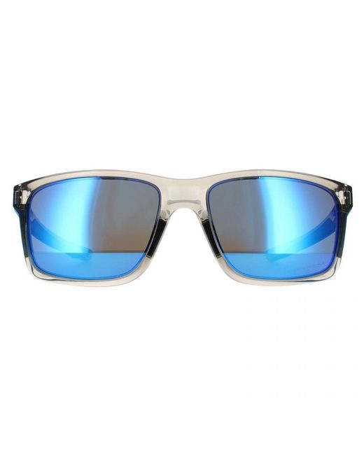 Oakley Blue Rectangle Ink Sapphire Prizm Sunglasses for men