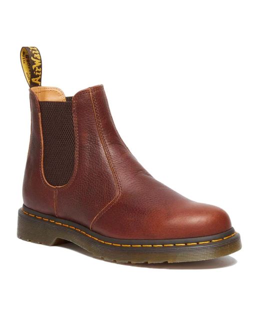 Dr. Martens Brown 2976 Ambassador Leather Tan Boots