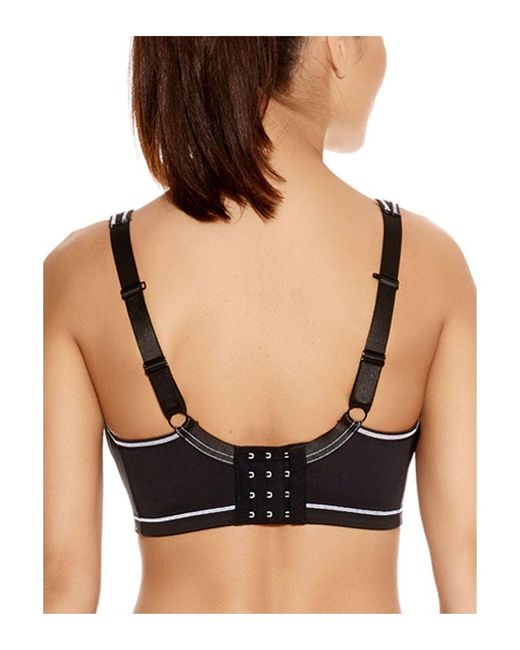 Freya Black Active Sonic Moulded J-Hook Sports Bra