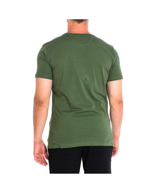 La Martina T-shirt Met Korte Mouwen Tmrg30-js206 in het Green voor heren