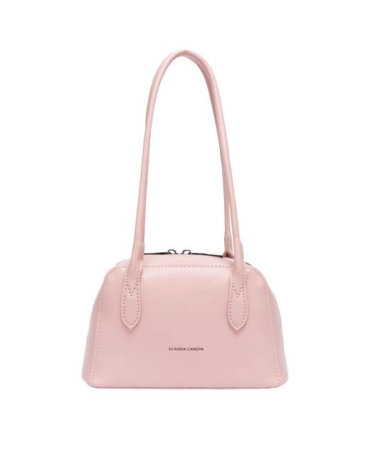 Claudia Canova Pink Yara Long Handle Shoulder Bag