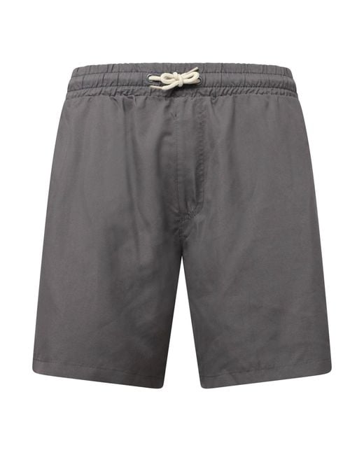 Crosshatch Gray Wabasso Swim Shorts for men