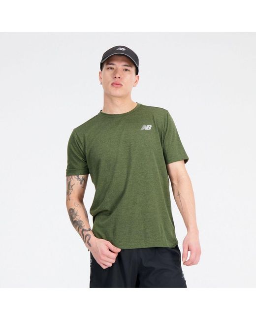 New Balance Green Impact Running T-Shirt for men