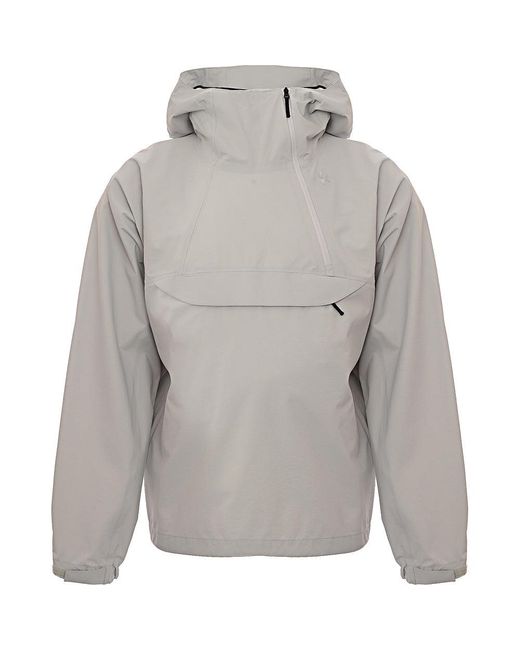 Goldwin Pertex Shield Air Mountaineering Pullover in Grey for Men