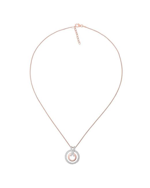 Orphelia Metallic 'Azalea' 925 Sterling Chain With Pendant