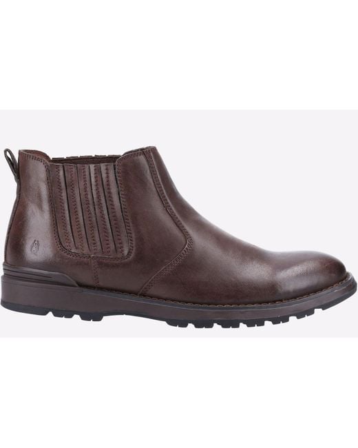 Hush Puppies Brown Gary Chelsea Boot Memory Foam for men