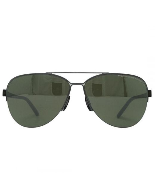 Porsche Design Green P8676 C 60 Sunglasses for men