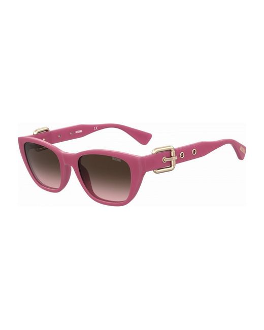 Moschino Red Mos130-S-Mu1 Mos130 S 55 Mu1 Sunglasses