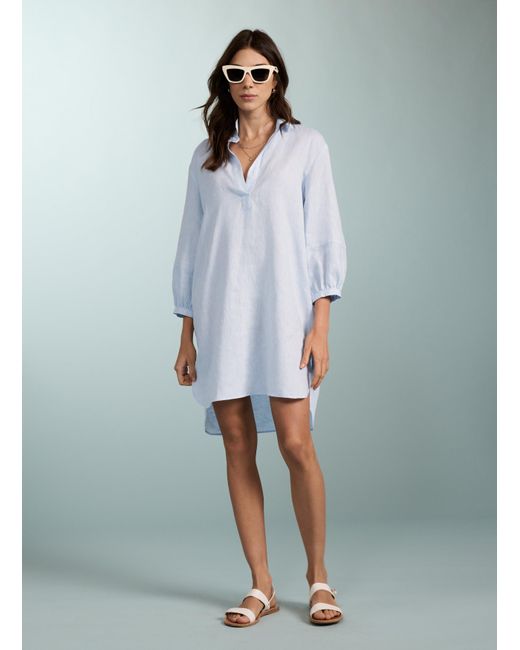 Baukjen Blue Vanessa Linen Tunic