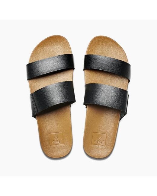 Reef Brown Cushion Bounce Vista/Natural Sliders