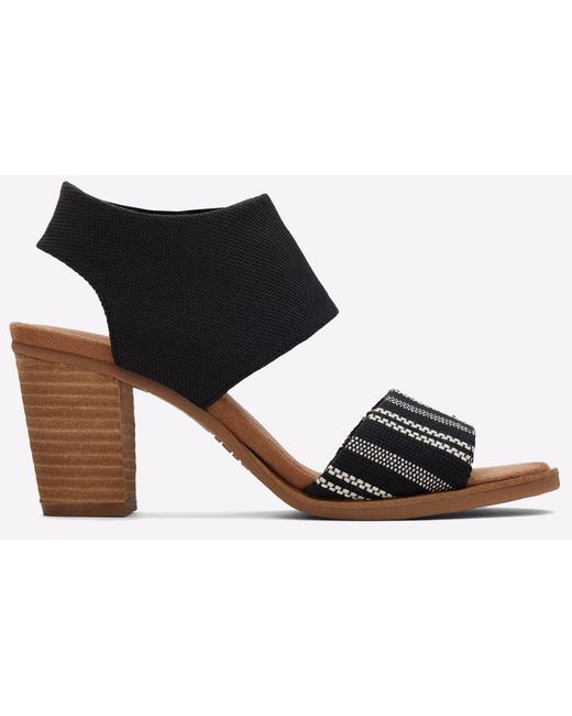 TOMS Black Majorca Cutout Sandal