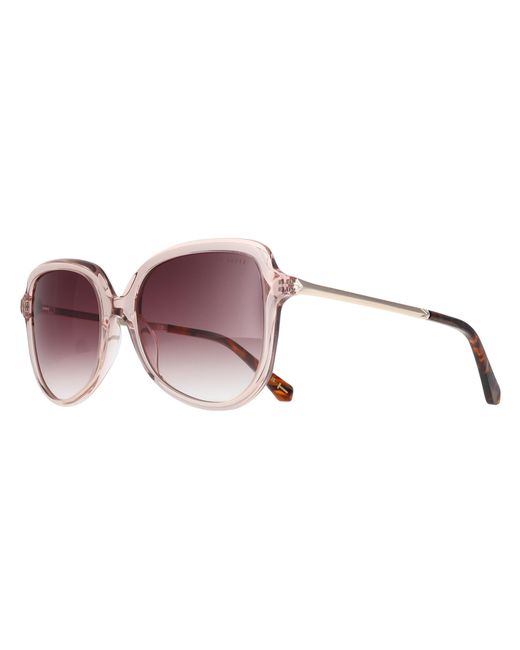 Ted Baker Purple Butterfly Crystal Gradient Tb1717 Kiera