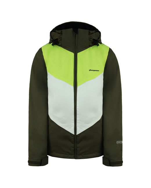 Trespass Green Long Sleeve Zip Up Elevate Jacket Fajkskf20030 Gst Caper