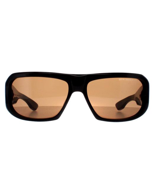 Dita Eyewear Black Rectangle Dark Superflight
