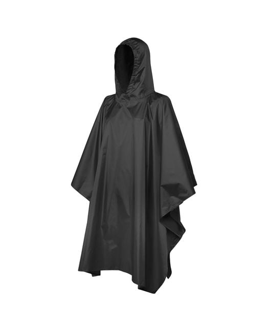 Trekmates Black Ladies Tour Poncho Waterproof Breathable Lightweight Hiking Outdoor Gear